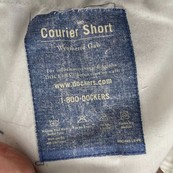 Dockers Mens Courier Short Weathered Gab Khaki 100% Cotton W34 - Picture 8 of 14